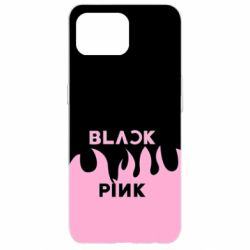 Чехол для Oppo Reno 4 Lite Blackpink pink fire - PrintSalon