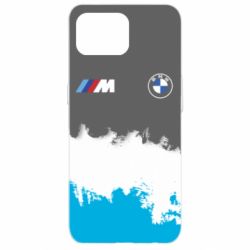 Чехол для Oppo Reno 4 Lite BMW logo and gray background - PrintSalon