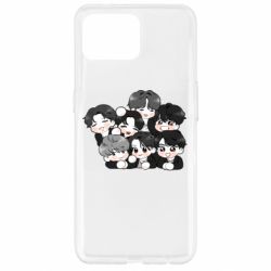 Чохол для Oppo Reno 4 Lite BTS Cute Art - PrintSalon