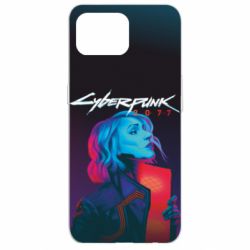 Чохол для Oppo Reno 4 Lite Cyberpunk Girl Portrait - PrintSalon