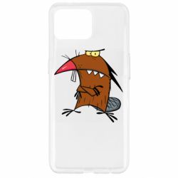 Чехол для Oppo Reno 4 Lite Daggett Beaver - PrintSalon