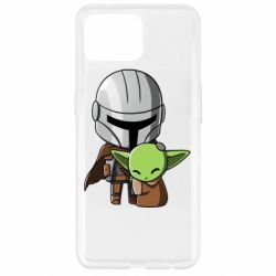 Чехол для Oppo Reno 4 Lite Din Djarin And The Child - PrintSalon