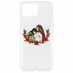 Чохол для Oppo Reno 4 Lite Дівчина цілує солдата - PrintSalon