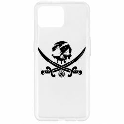 Чехол для Oppo Reno 4 Lite Flag pirate - PrintSalon