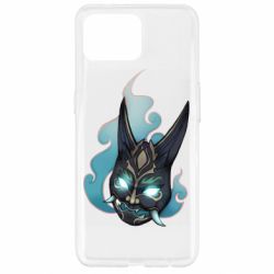 Чехол для Oppo Reno 4 Lite Genshin Impact Xiao's mask - PrintSalon