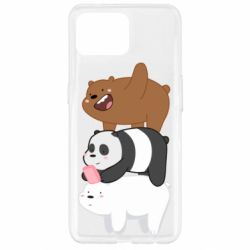 Чехол для Oppo Reno 4 Lite Гризли Панда и Белый - PrintSalon