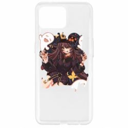 Чохол для Oppo Reno 4 Lite Halloween Impact Hu Tao - PrintSalon