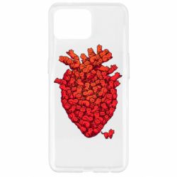 Чехол для Oppo Reno 4 Lite Heart of many cats - PrintSalon