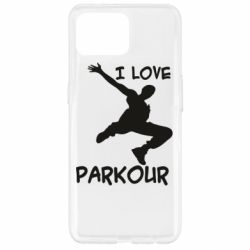 Чехол для Oppo Reno 4 Lite I love parkour - PrintSalon