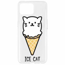 Чехол для Oppo Reno 4 Lite Ice Cat - PrintSalon