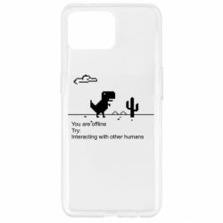 Чехол для Oppo Reno 4 Lite Internet Dinosaur - PrintSalon