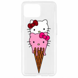 Чехол для Oppo Reno 4 Lite Kitty ice cream - PrintSalon