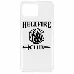 Чехол для Oppo Reno 4 Lite Клуб Адского Огня-PrintSalon Чехол для Oppo Reno 4 Lite Клуб Адского Огня
