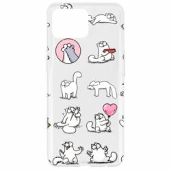 Чохол для Oppo Reno 4 Lite Кот Саймона емоції - PrintSalon