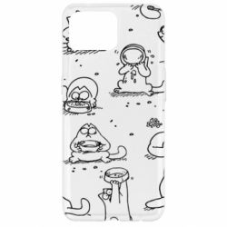 Чохол для Oppo Reno 4 Lite Кіт Саймона - PrintSalon