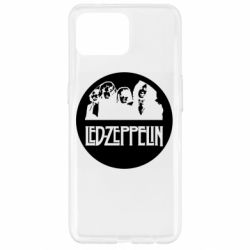 Чехол для Oppo Reno 4 Lite Led Zeppelin in a circle - PrintSalon