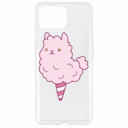 Чехол для Oppo Reno 4 Lite Llama Ice Cream - PrintSalon