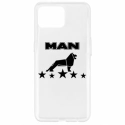 Чехол для Oppo Reno 4 Lite Man lion and stars - PrintSalon