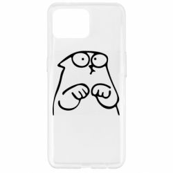 Чехол для Oppo Reno 4 Lite Милый Кот Саймона - PrintSalon