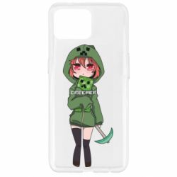 Чехол для Oppo Reno 4 Lite Minecraft anime - PrintSalon