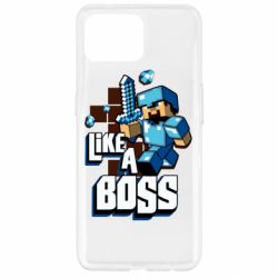 Чехол для Oppo Reno 4 Lite Minecraft Like a Boss