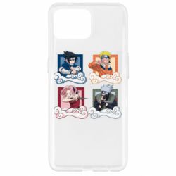Чехол для Oppo Reno 4 Lite Naruto team 7 in action - PrintSalon