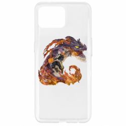 Чехол для Oppo Reno 4 Lite Natsu with a dragon - PrintSalon