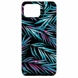 Чохол для Oppo Reno 4 Lite Neon Palm Leaves - PrintSalon
