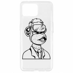 Чехол для Oppo Reno 4 Lite Обезьяна в виртуальных очках - PrintSalon