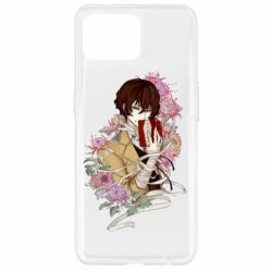 Чехол для Oppo Reno 4 Lite Osamu Dazai in flowers