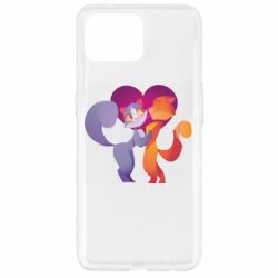 Чохол для Oppo Reno 4 Lite Парочка. Котики - PrintSalon