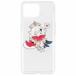 Чохол для Oppo Reno 4 Lite Паймон з кавуном - PrintSalon