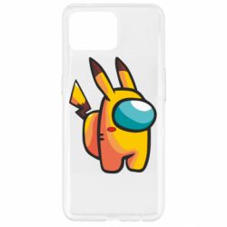 Чохол для Oppo Reno 4 Lite Pikachu Among Us - PrintSalon
