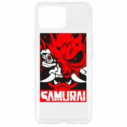 Чехол для Oppo Reno 4 Lite Poster samurai Cyberpunk - PrintSalon