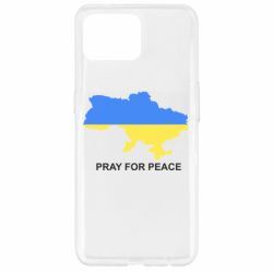 Чехол для Oppo Reno 4 Lite Pray for peace - PrintSalon