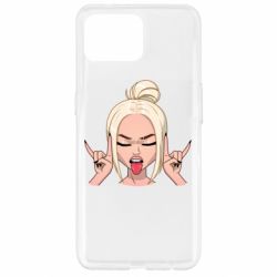 Чехол для Oppo Reno 4 Lite Punk Girl - PrintSalon