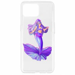 Чехол для Oppo Reno 4 Lite Purple Mermaid Barbie - PrintSalon