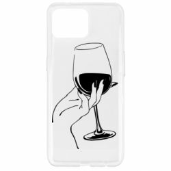 Чехол для Oppo Reno 4 Lite Рука с бокалом - PrintSalon