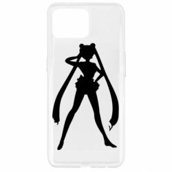 Чохол для Oppo Reno 4 Lite Sailor Moon silhouette - PrintSalon