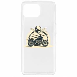 Чехол для Oppo Reno 4 Lite Skull and Bike - PrintSalon
