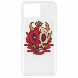 Чехол для Oppo Reno 4 Lite Skull face - PrintSalon