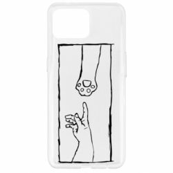 Чехол для Oppo Reno 4 Lite Сreation meow - PrintSalon