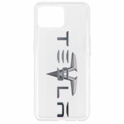 Чехол для Oppo Reno 4 Lite Tesla Car logo - PrintSalon