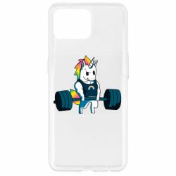 Чехол для Oppo Reno 4 Lite The unicorn is rocking - PrintSalon