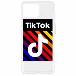Чехол для Oppo Reno 4 Lite Tik Tok Colorful Logo - PrintSalon