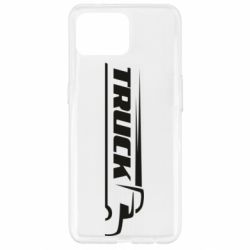 Чехол для Oppo Reno 4 Lite Truck simple art - PrintSalon