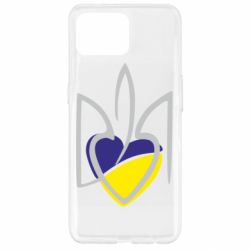 Чехол для Oppo Reno 4 Lite Ukrainian heart - PrintSalon