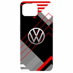 Чехол для Oppo Reno 4 Lite Volkswagen logo and abstraction - PrintSalon