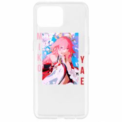 Чехол для Oppo Reno 4 Lite Yae Miko art - PrintSalon