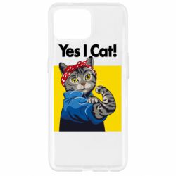 Чехол для Oppo Reno 4 Lite Yes I Cat - PrintSalon
